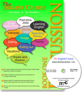 The English Course - Discussion Book 1: Student's Book and CD Set (Teacher's Copy)