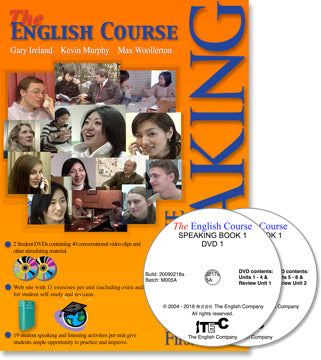 The English Course - Speaking Book 1: Student's Book and DVD Set