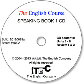 The English Course - Speaking Book 1: Audio CD (Teacher's Copy)