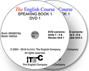 The English Course - Speaking Book 1: 2 x DVD Set